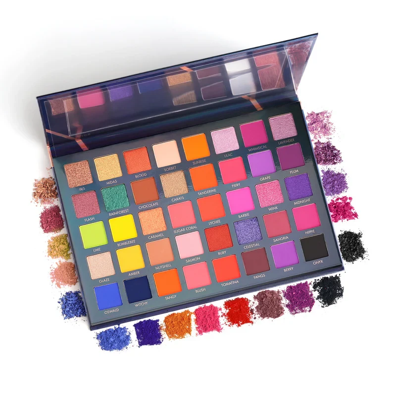 PAC VIBE Shadow X40 Eyeshadow Palette (1.2gm) – Season 1 | 40 Highly Pigmented Shades Hover