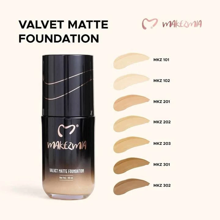Makezmia Velvet Matt Foundation