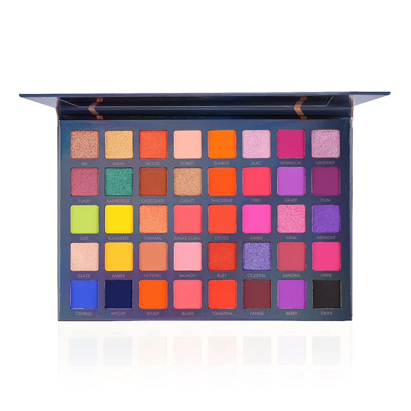 PAC VIBE Shadow X40 Eyeshadow Palette (1.2gm) – Season 1 | 40 Highly Pigmented Shades