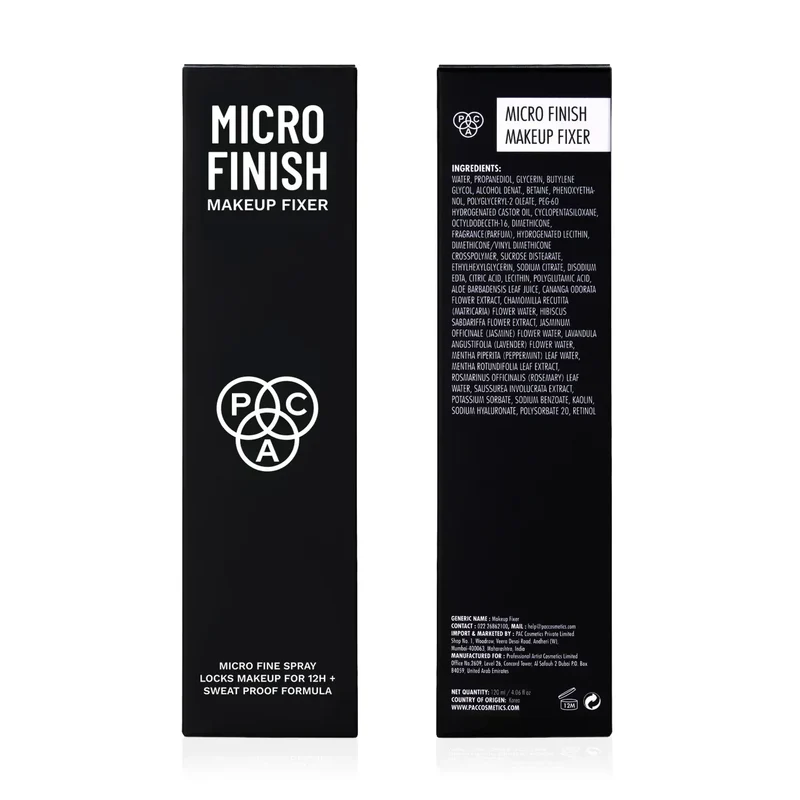PAC Micro Finish Makeup Fixer (120 ml)