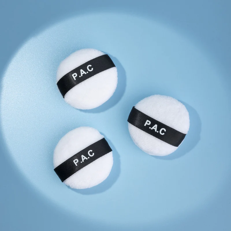 PAC Mini Cotton Puff (Round) (White) (3 Pc)