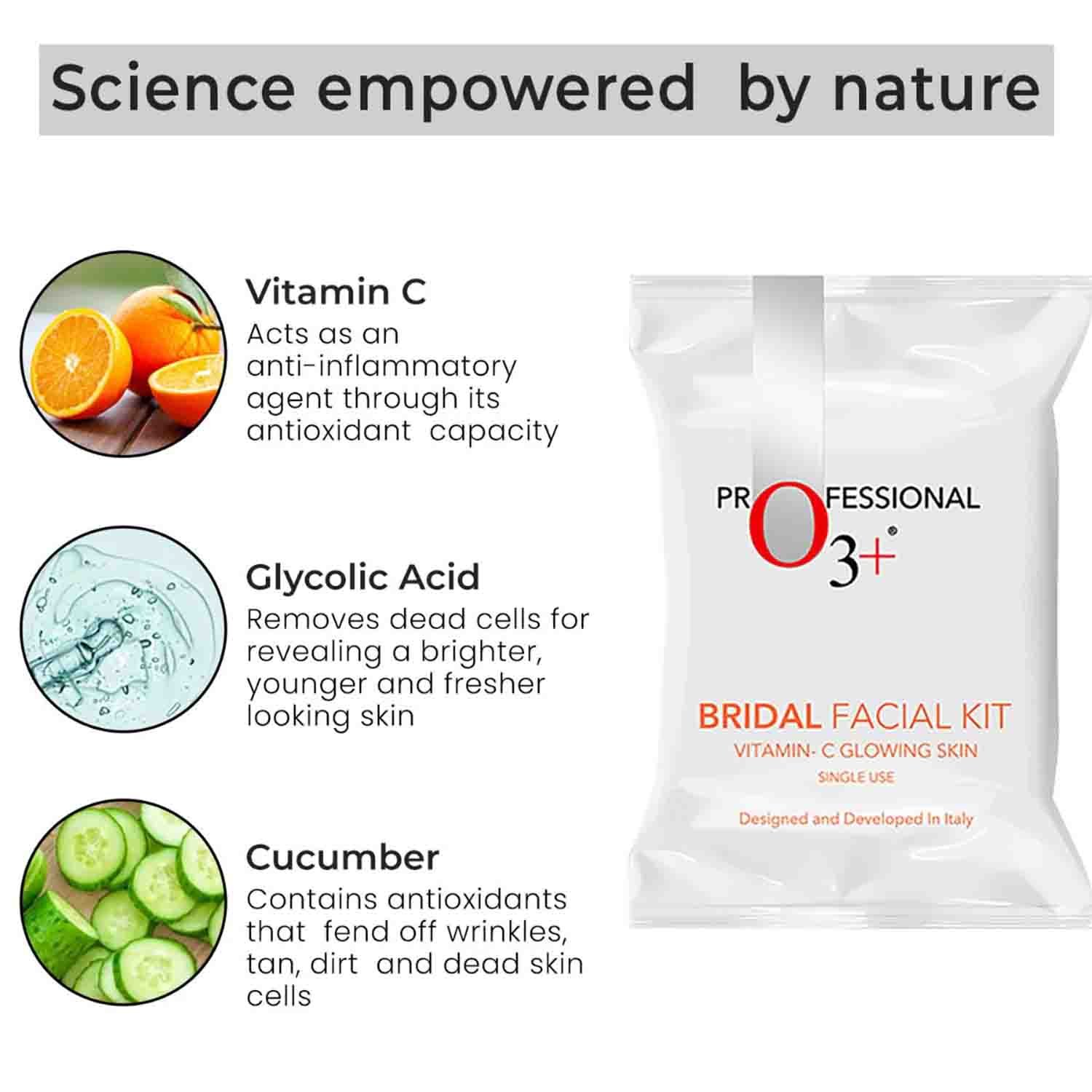 Bridal Facial Kit Vitamin C Glowing Skin (136gm)