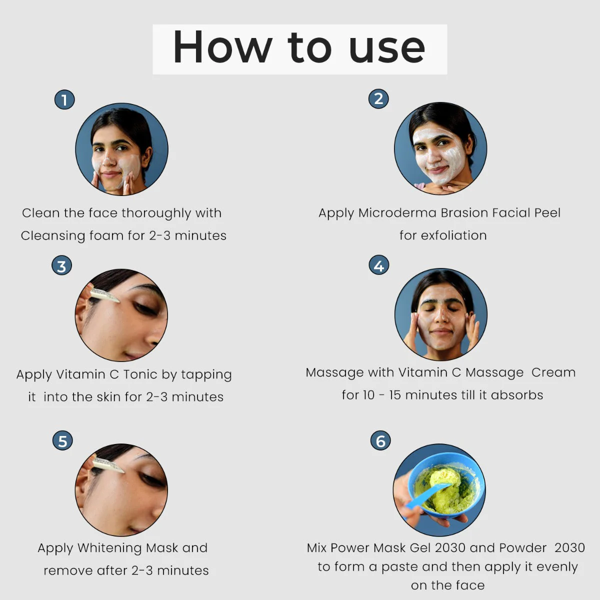 Bridal Facial Kit Vitamin C Glowing Skin (136gm)