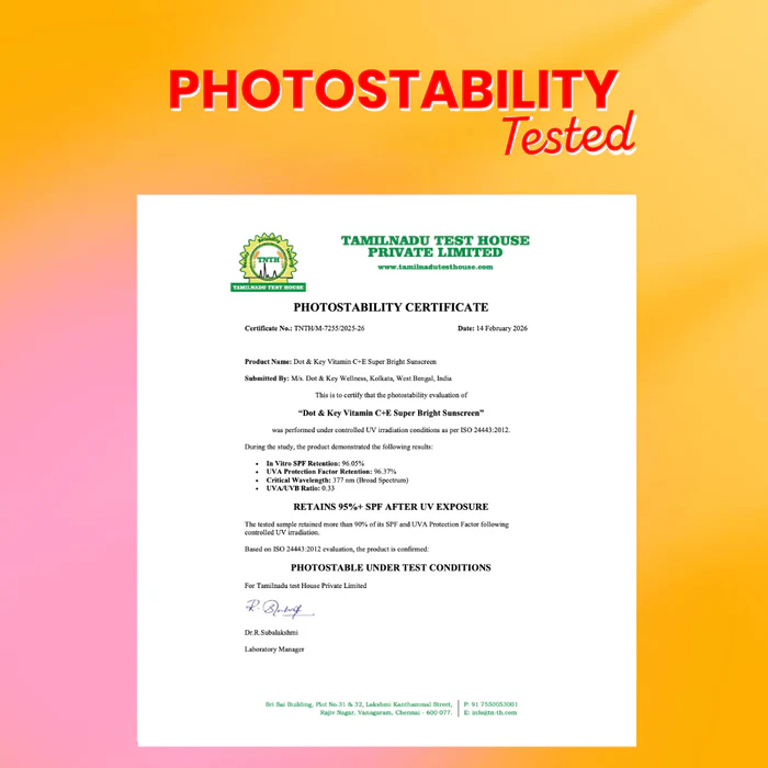 Vitamin C + E Sunscreen, IN-VIVO Tested SPF 50+ PA++++