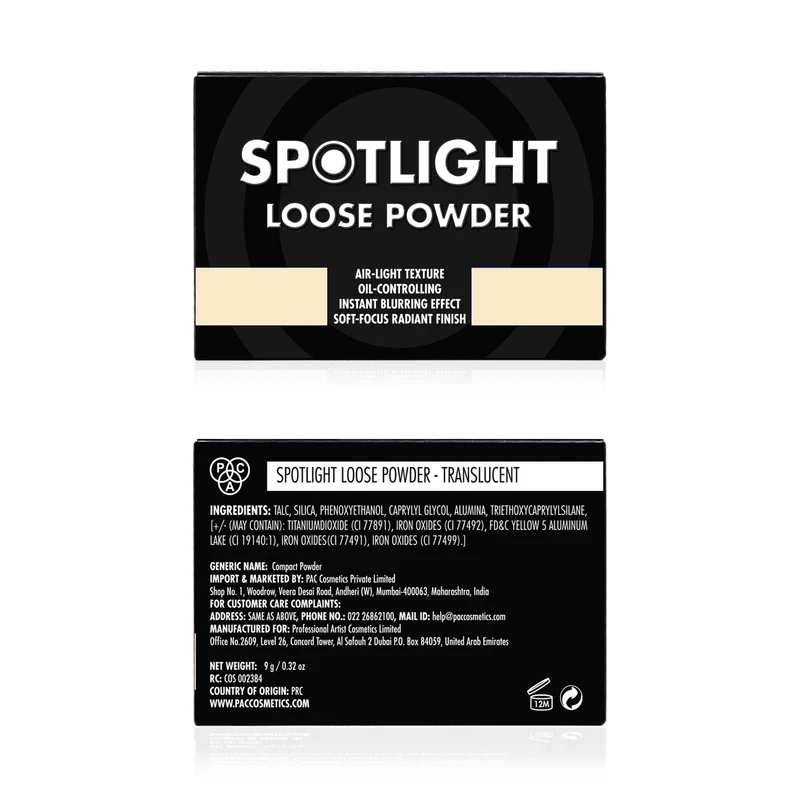 PAC Spotlight Loose Powder (9 gm)
