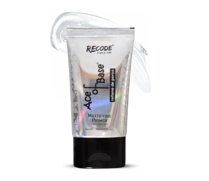 Recode Ace of Base Mattifying Primer for Face Makeup 30ml | Applicable on Oily & Dry Skin | Blurs Fine Lines, Wrinkles & Pores