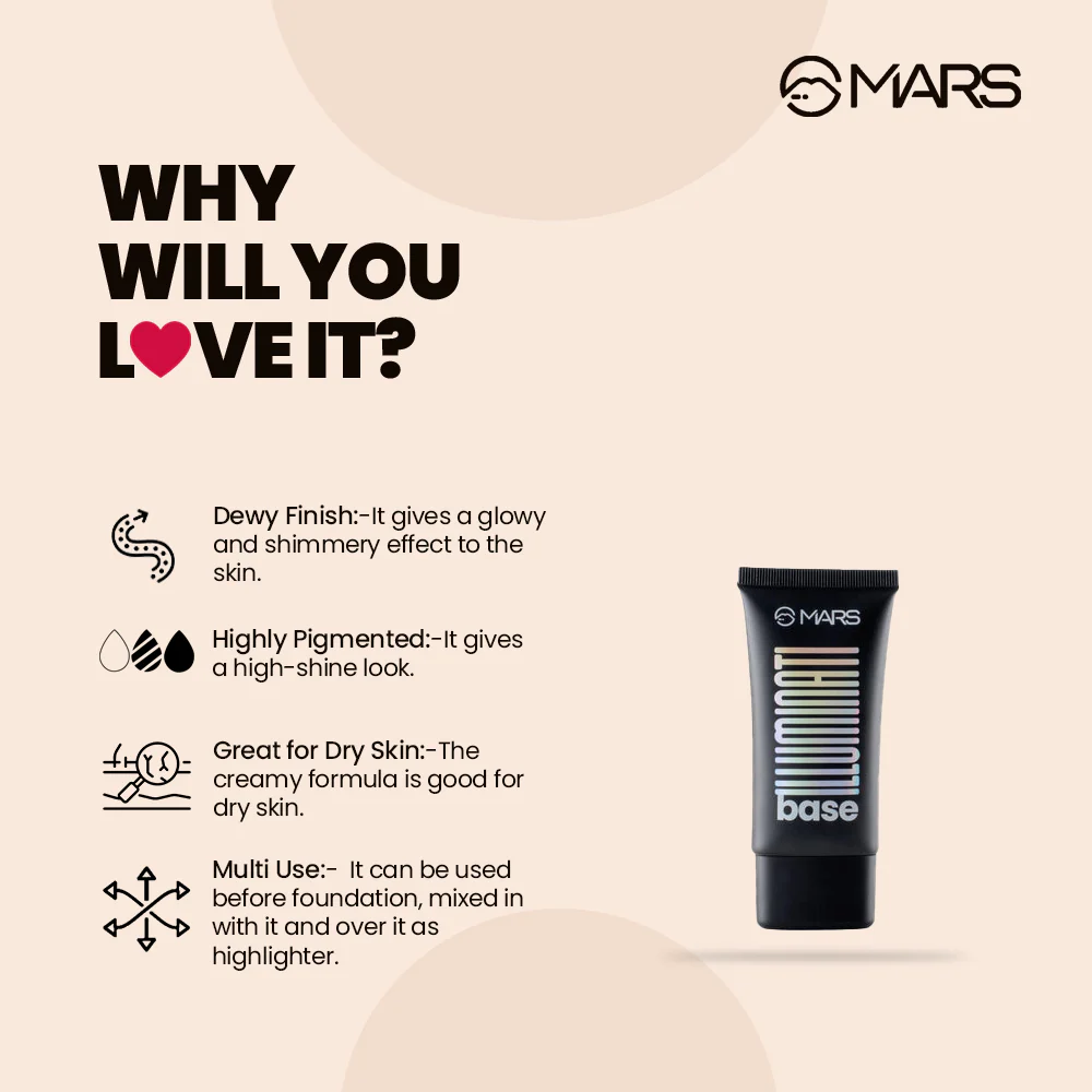 MARS Illuminati Base | Strobe Cream, 45ml