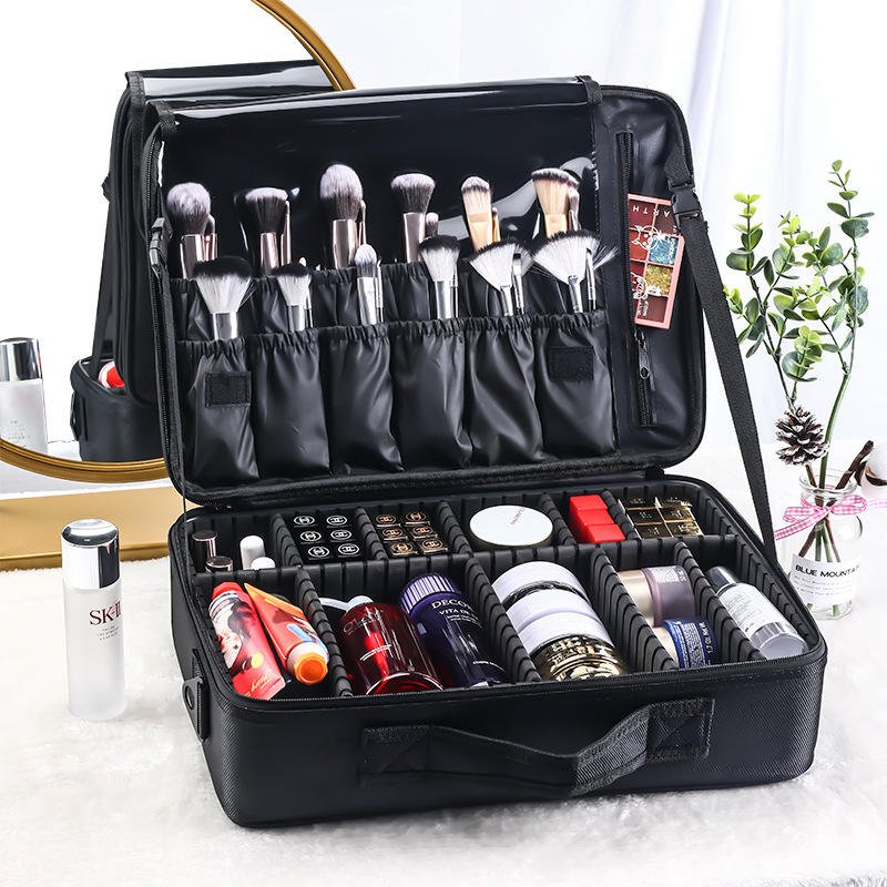 Cosmetics Bags Waterproof Nylon Makeup Case Travel Kit