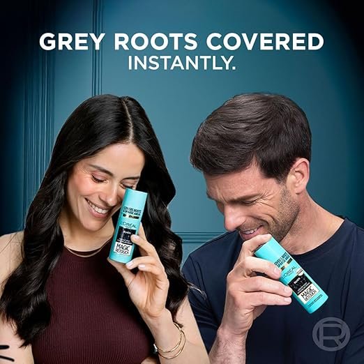 L'Oreal Paris Magic Retouch Instant Root Concealer Spray - Black, Volume-75 ml, For All Hair Types, Instant Grey Coverage, Water-proof, Transfer-proof & Quick-drying Formula