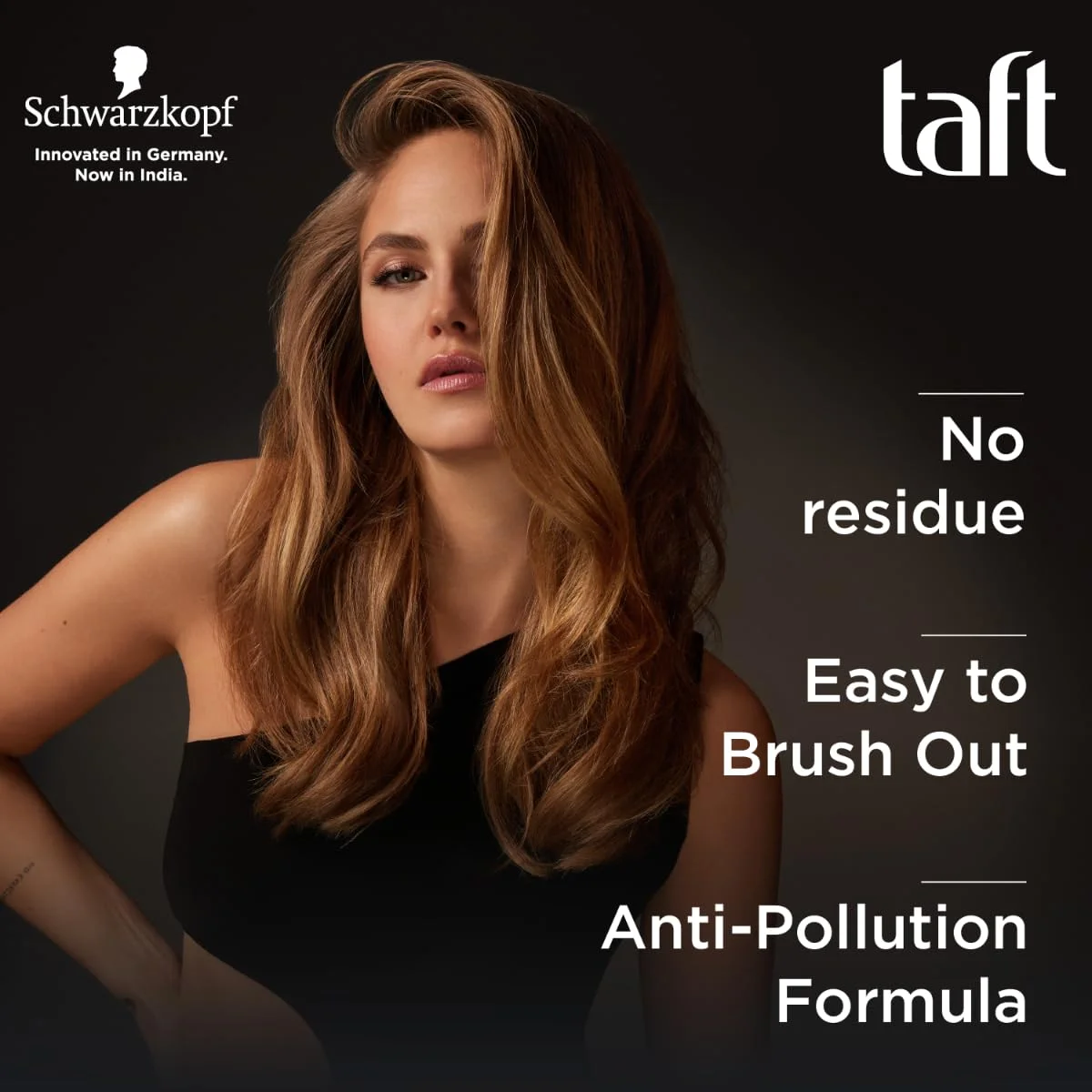 Taft Hair Polish Ultimate Hold & Crystal Shine, Hold Grade 5+ (250 ml), Styling Spray Provides Ultimate Hold and Radiant Crystal Shine for up to 72 Hours, No Residue