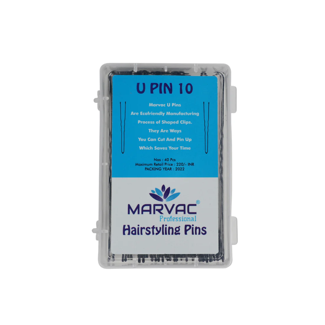 Marvac U Pins No.10 135g - Heavy Duty Hair Pins for Large Bun