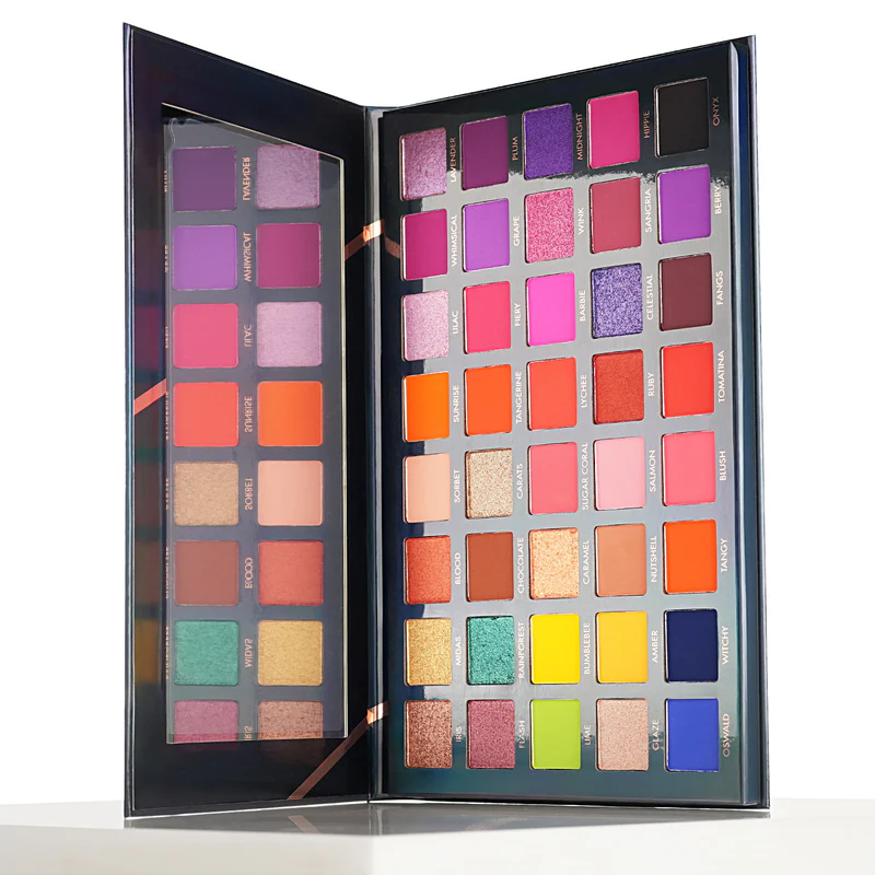 PAC VIBE Shadow X40 Eyeshadow Palette (1.2gm) – Season 1 | 40 Highly Pigmented Shades